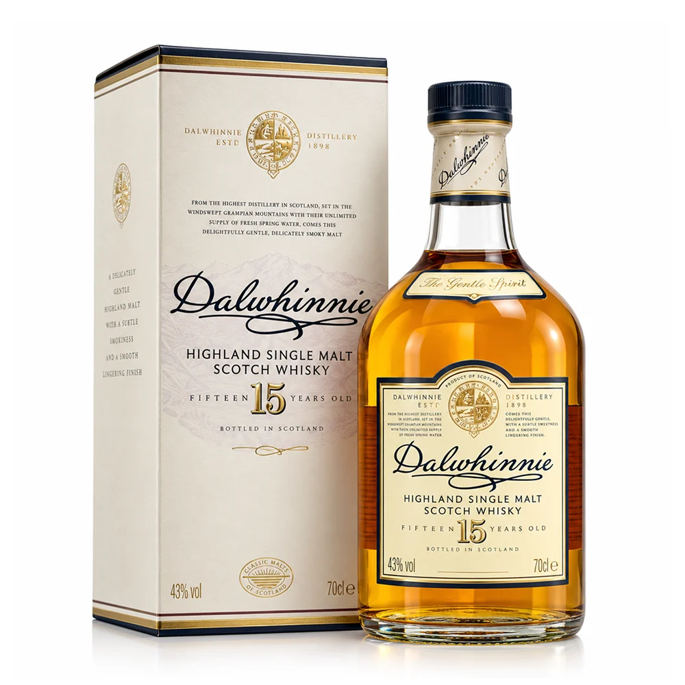 Dalwhinnie 15 Years Single Malt Scotch Whisky 43% Vol. 0.7L