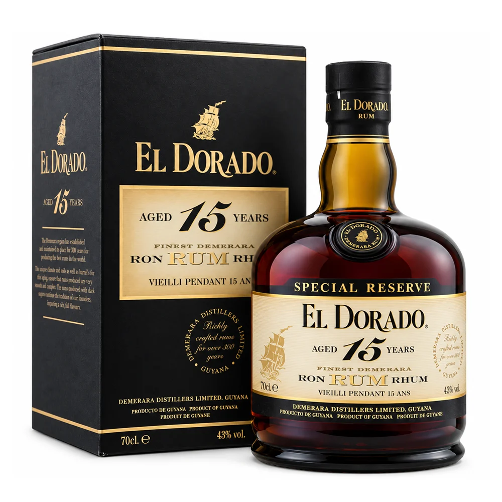 El Dorado 15 Years Rum 43% Vol. 0.7L