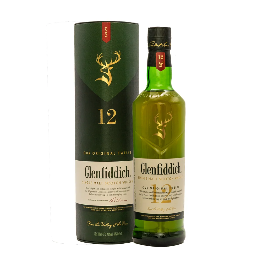 Glenfiddich 12 Years Singl Malt Scotch Whisky