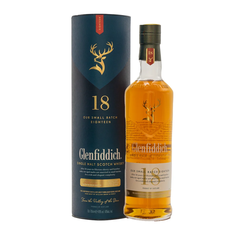 Glenfiddich 18 Years Old Single Malt Scotch Whisky