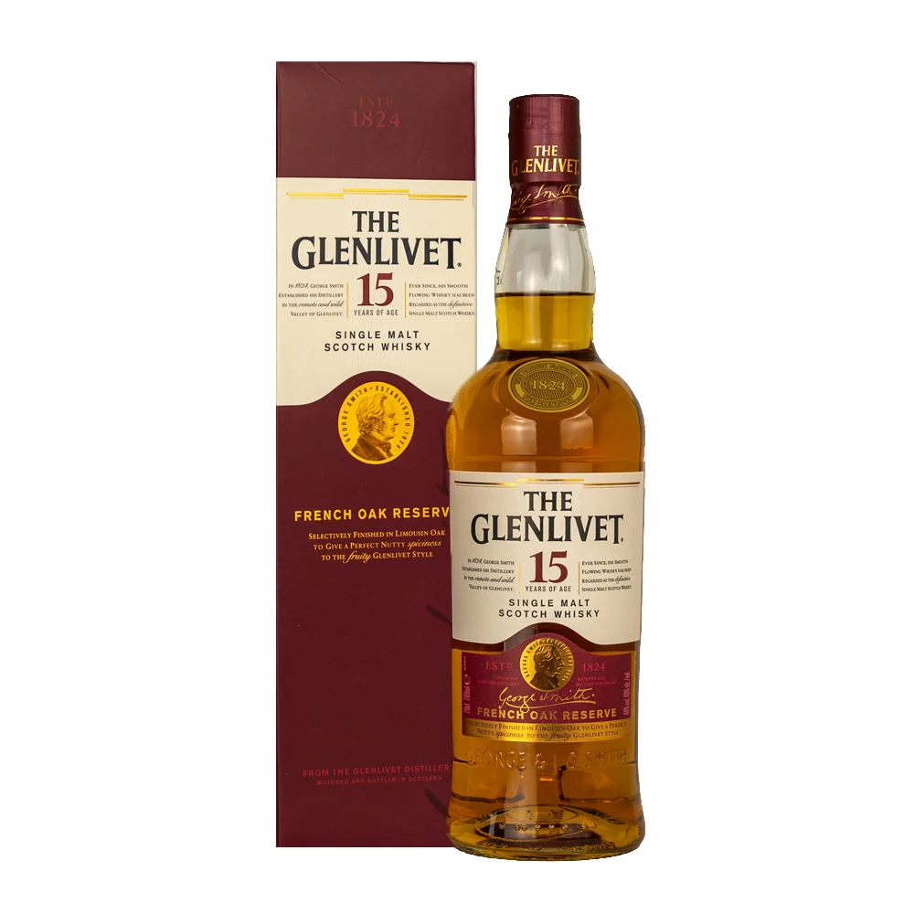 Glenlivet 15 Years - French Oak Finished Single Malt Scotch Whisky