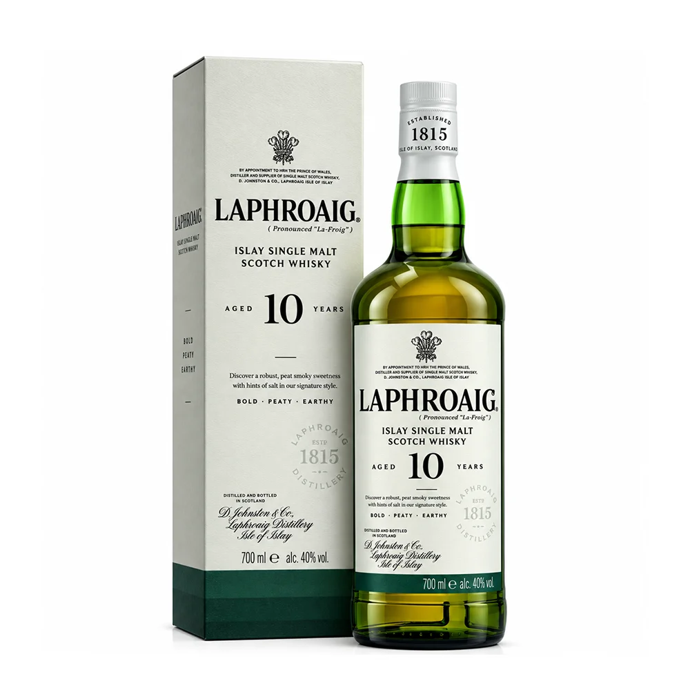 Laphroaig 10 Years Single Malt Scotch Whisky 40% Vol. 0.7L