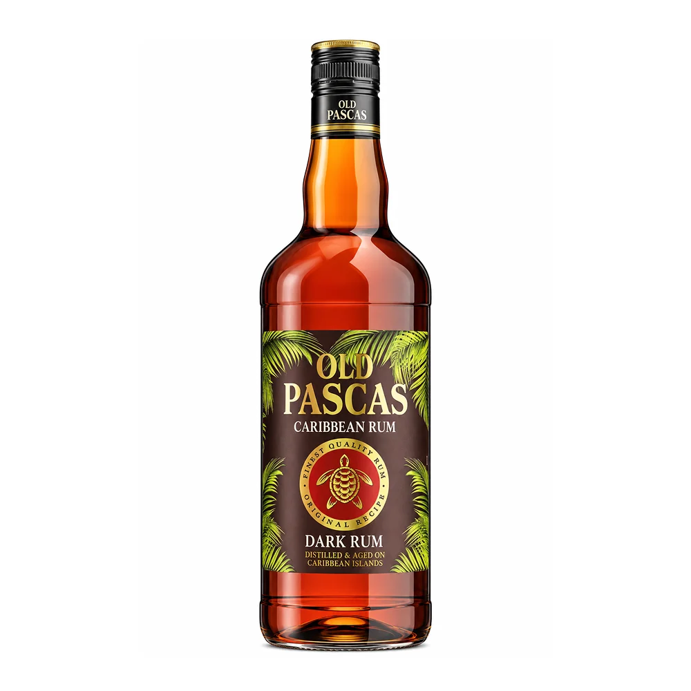 Old Pascas Dark Rum 37.5% Vol. 1L