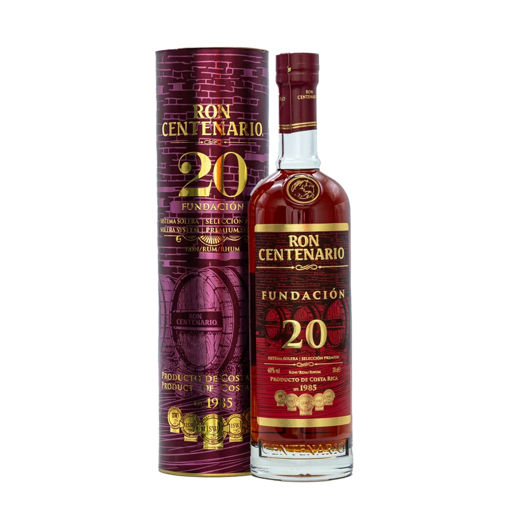 Ron Centenario 20 Years Old Fundación Rum