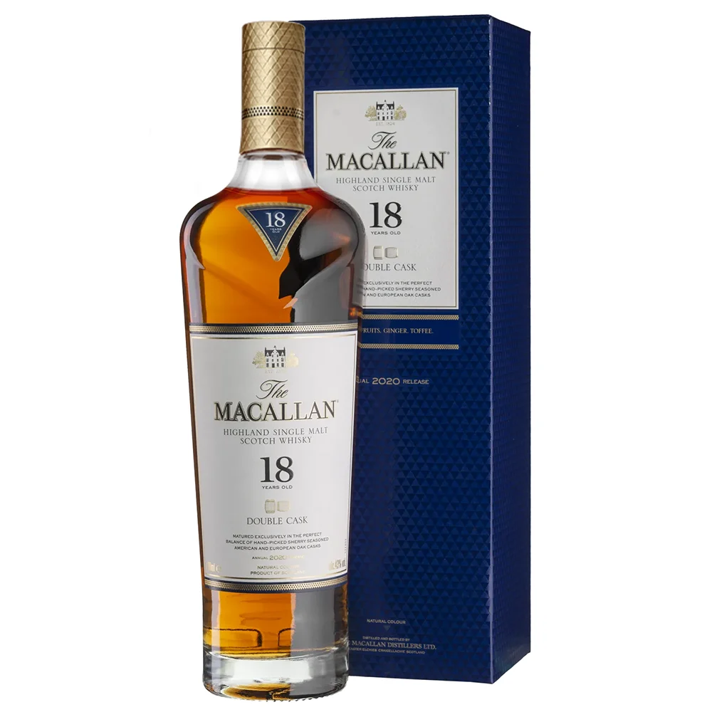 The Macallan 18 Years Double Cask Whisky 43% Vol. 0.7L kaufen in Wien – Premium-Whisky aus Schottland