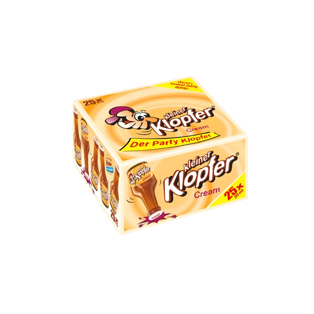 Kleiner Klopfer Mini Cream Vodka Based Liqueur 17% Kt. 25/0.02L