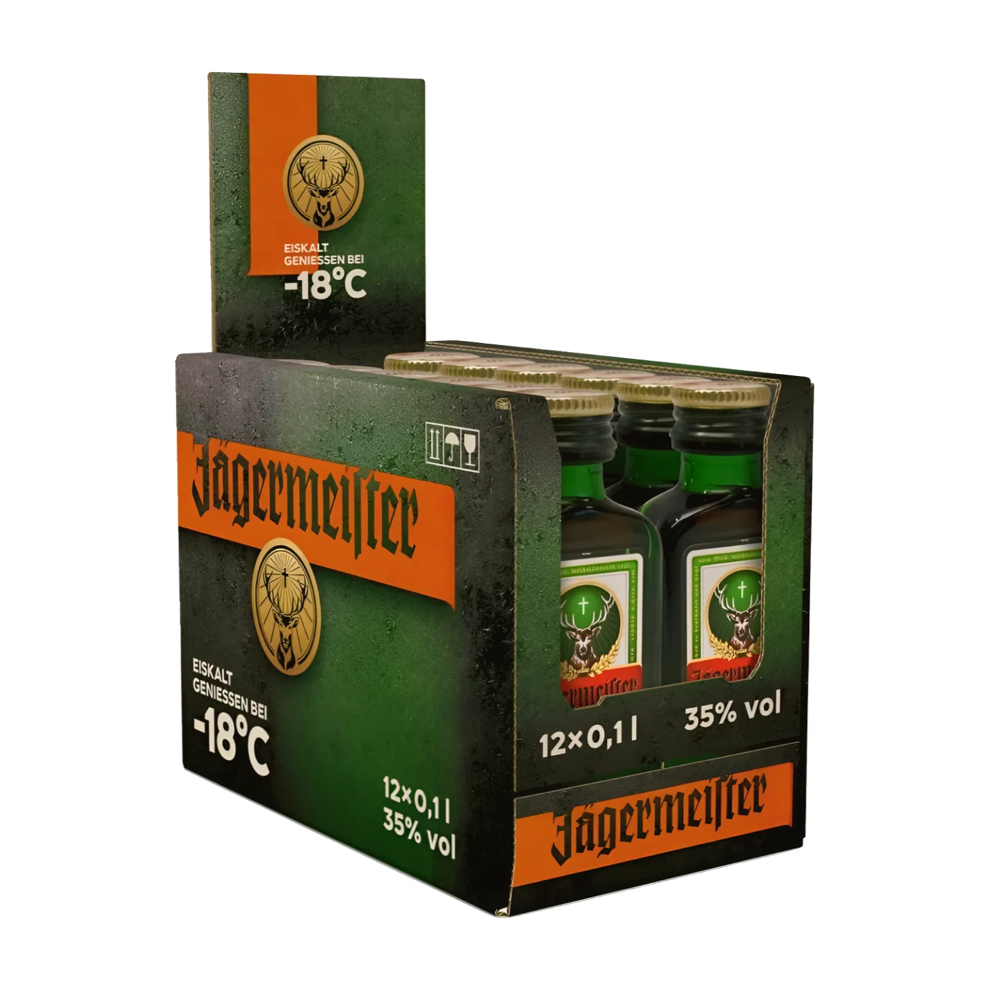 Jagermeister Likör 35% Kt 12/0.1L
