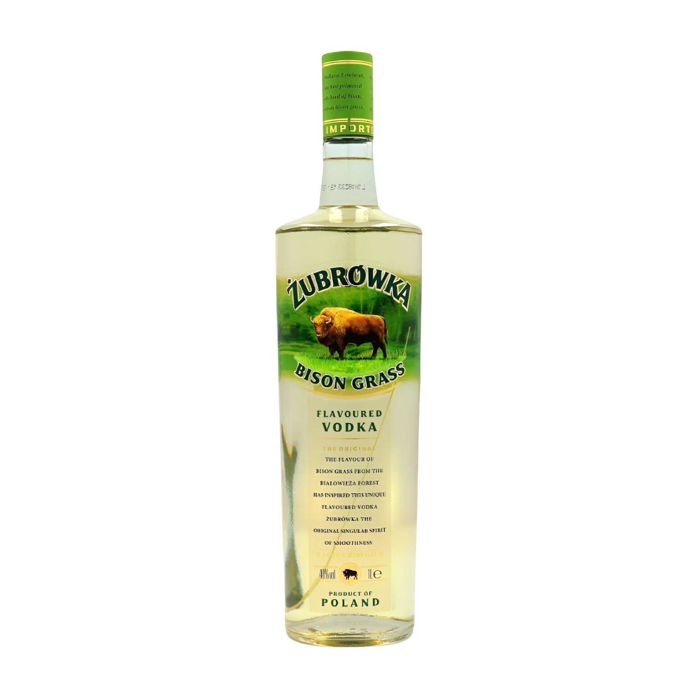 Zubrowka Bisongras Vodka 37.5% Vol. 1L