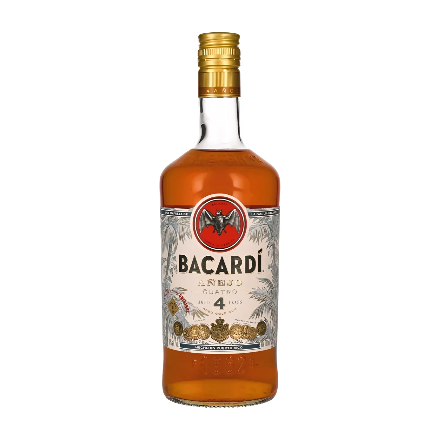 Bacardi Anejo Cuarto 4 Years Rum 40% Vol. 0.7L