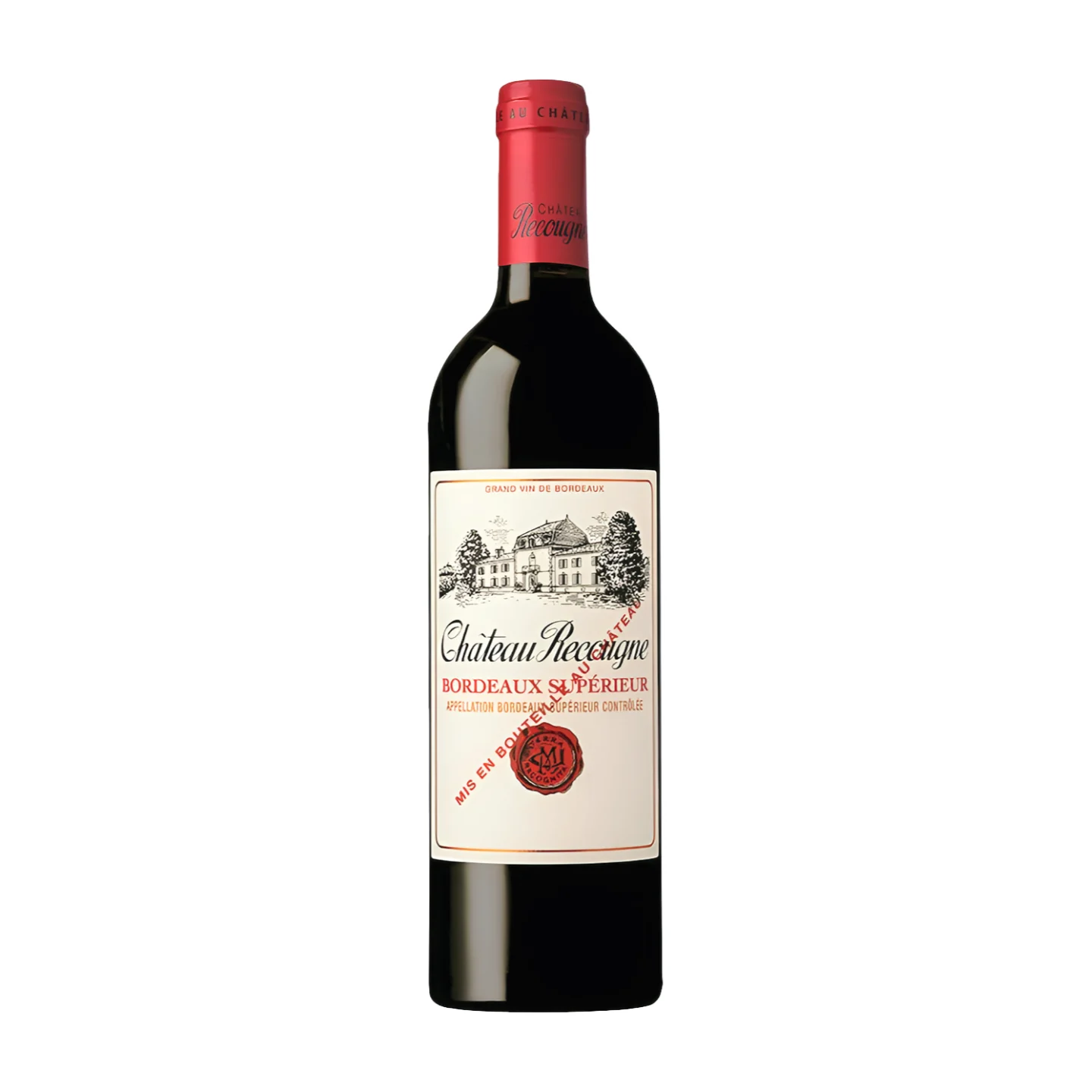 Chateau Recougne Bordeaux Superieur 2020 14% Vol. 0.75L