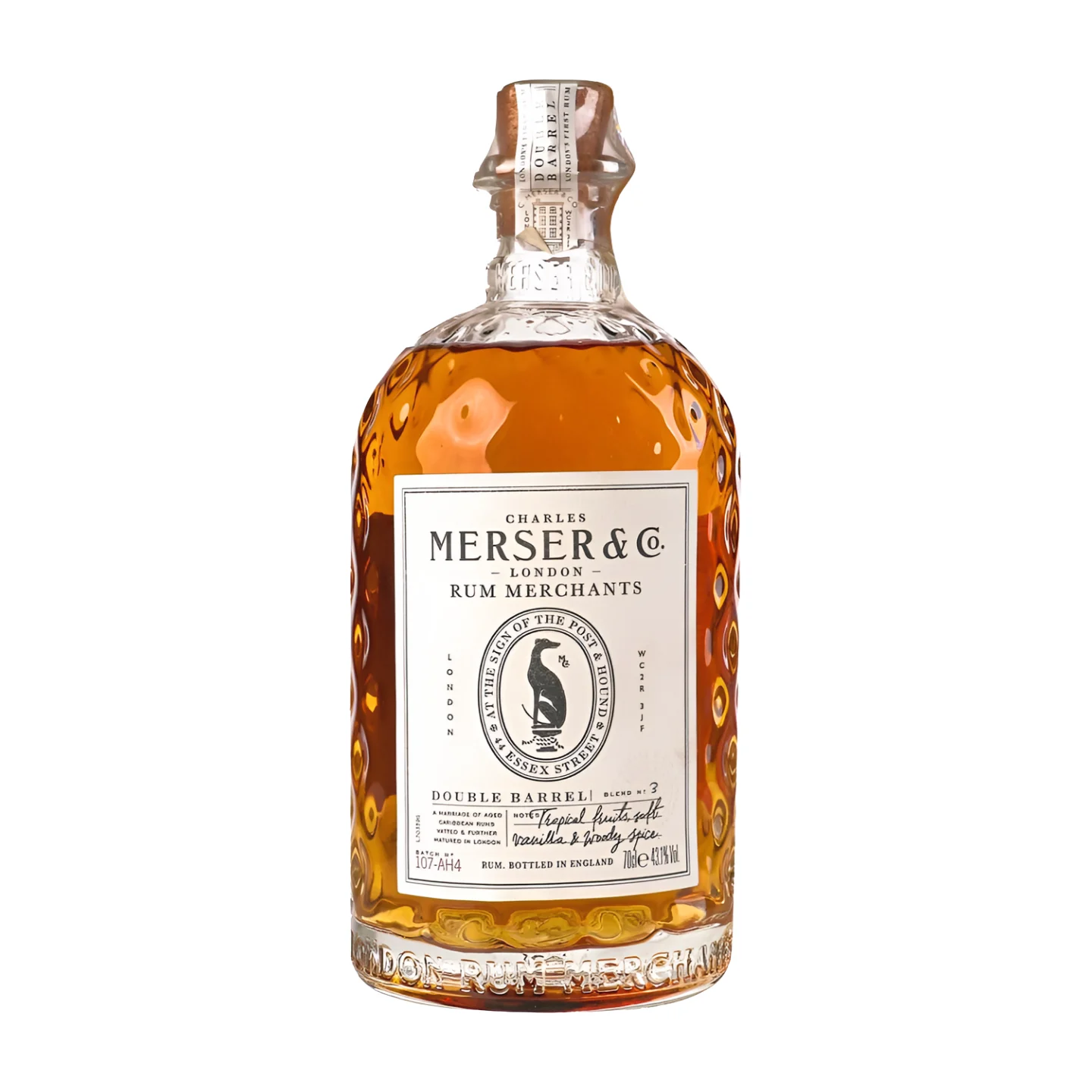 Merser's Double Barrel Rum 43.1% Vol. 0.7L