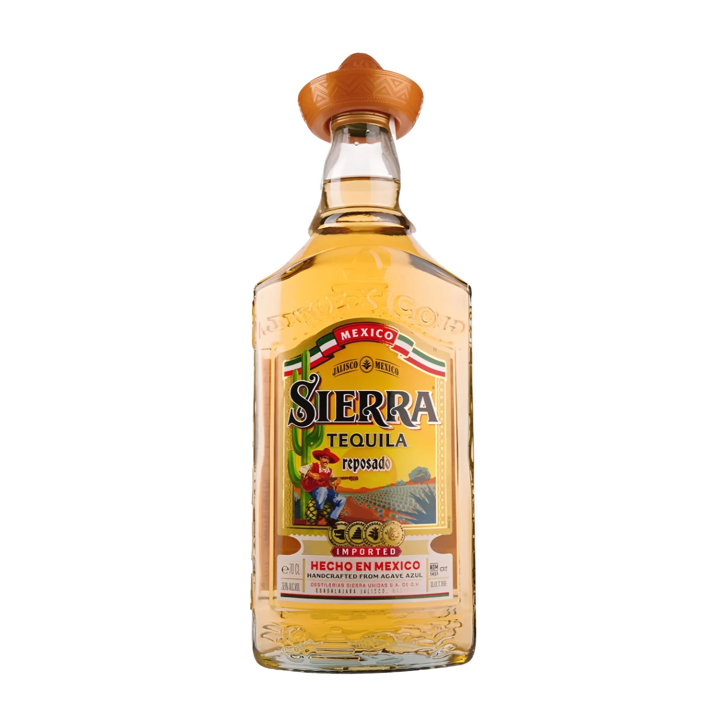 Sierra Gold Reposado Tequila 38% Vol. 0.7L