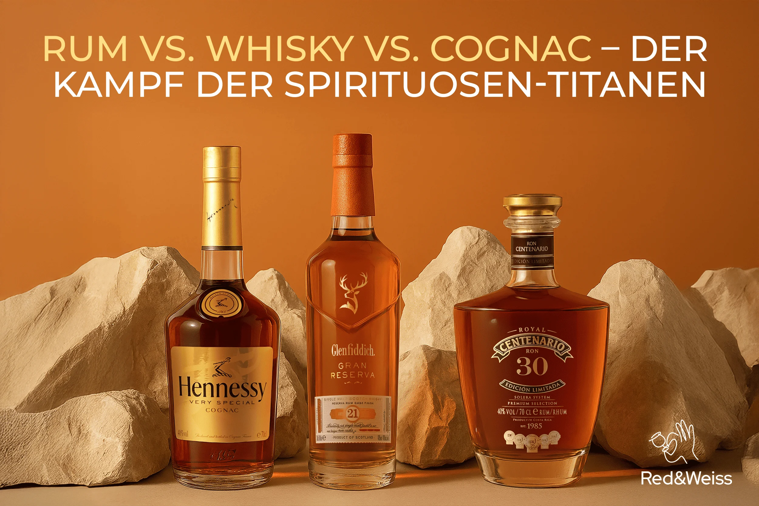 Rum vs. Whisky vs. Cognac Kaufen