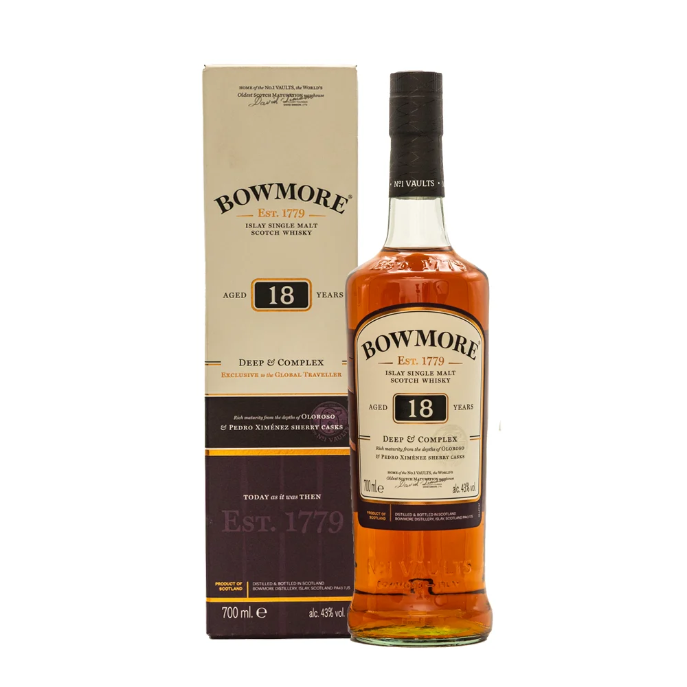 Bowmore 18 Years Deep & Complex Single Malt Scotch Whisky
