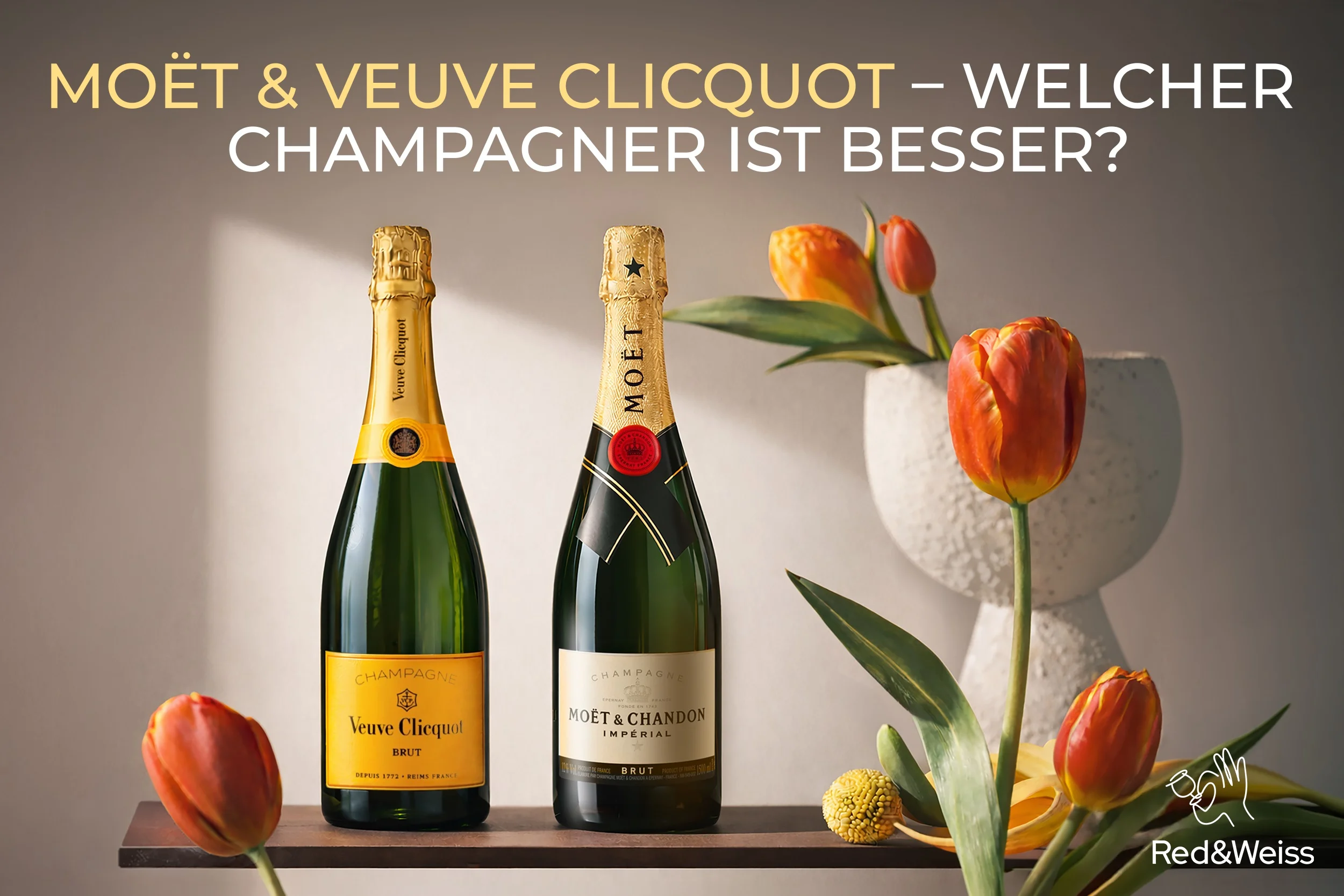Moët vs Veuve Clicquot – welcher Champagner ist besser?