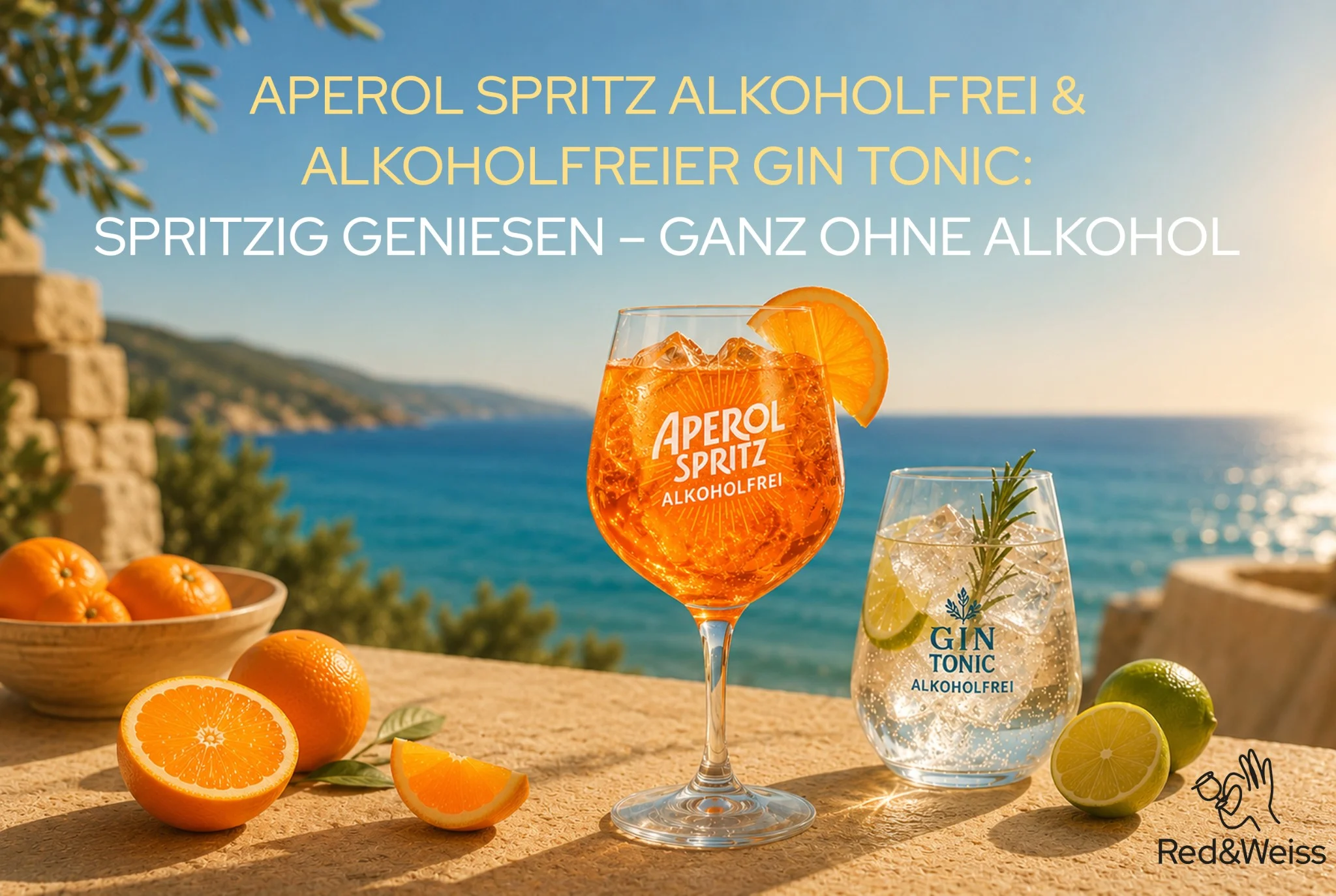 Aperol Spritz alkoholfrei & alkoholfreier Gin Tonic: Spritzig genießen – ganz ohne Alkohol