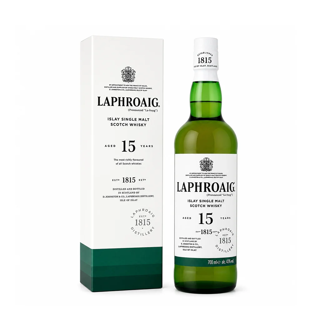 Laphroaig 15 Years Single Malt Scotch Whisky 46% Vol. 0.7L