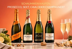 Schaumwein kaufen: Prosecco, Sekt, Cava oder Champagner?