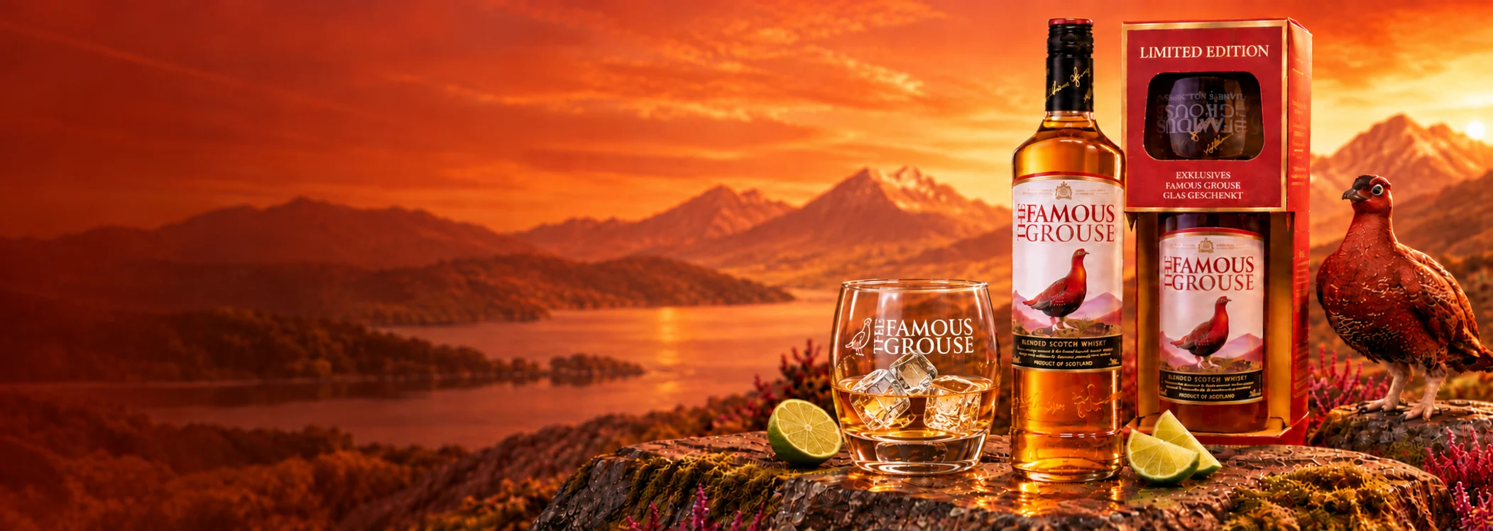 Famous Grouse Blended Scotch Whisky Geschenkset